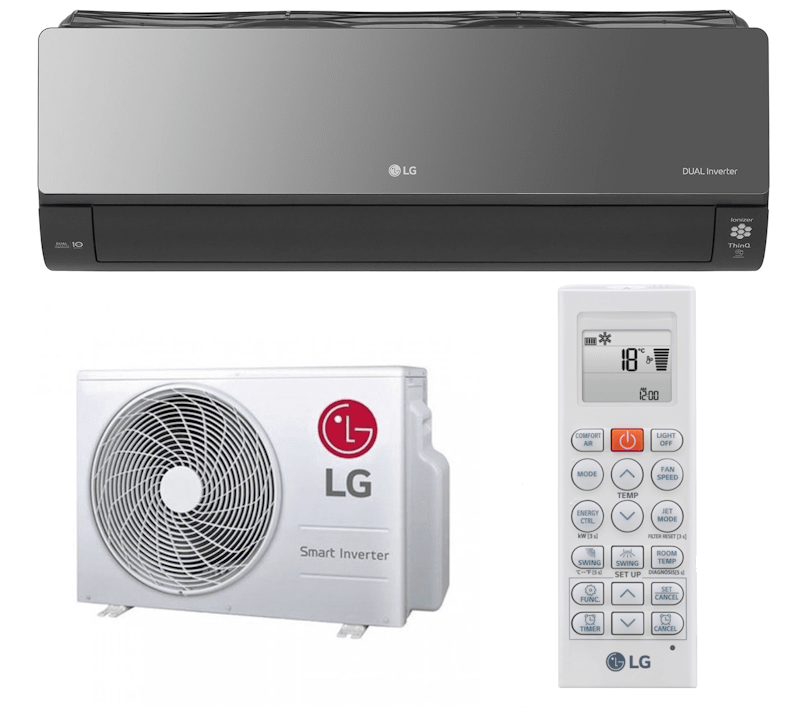 LG AC12BK Artcool Mirror Dual Inverter кондиционер 3,5 кВт купить в ...