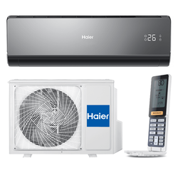 Haier HSU-12HNF303/R2-B, Рекомендуемая площадь и мощность: 30 м² - 3 кВт, Тип кондиционера: Неинверторный, Цвет: Чёрный