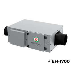 Royal Clima RCV-500 LUX + EH-1700, Мощность нагревателя (кВт): 1,7, Производительность (м³/ч): 495