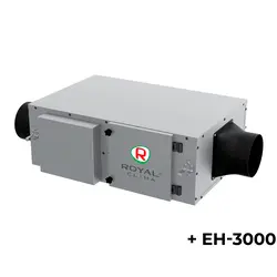 Royal Clima RCV-900 LUX + EH-3000, Мощность нагревателя (кВт): 3, Производительность (м³/ч): 890