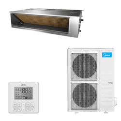Midea MTI-60HW1N1P-R/MOU-55HN1-LR, Рекомендуемая площадь и мощность: 160 м² - 16 кВт