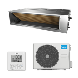 Midea MTI-36HW1N1P-R/MOU-36HN1-LR, Рекомендуемая площадь и мощность: 105 м² - 10,5 кВт