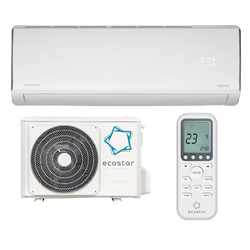 Ecostar KVS-RAD09CH, Рекомендуемая площадь и мощность: 25 м² - 2,5 кВт