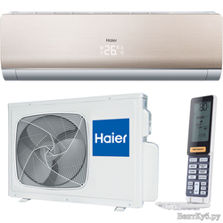 Haier HSU-12HNF203/R2-G, Рекомендуемая площадь и мощность: 30 м² - 3 кВт, Тип кондиционера: Неинверторный, Цвет: Золотой