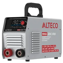Alteco MMA 220C VRD, Макс. сварочный ток: 220 А