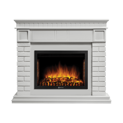 Firelight Bricks 25 камень белый, белая эмаль, Цвет: Белый