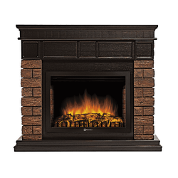Firelight Bricks Wood 25 камень темный, шпон венге, Цвет: Венге