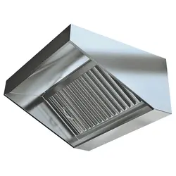 Пристенный вытяжной зонт ZVP-1-1000x1200-350, Материал: Оцинкованная сталь, Жироулавливающий фильтр: Есть