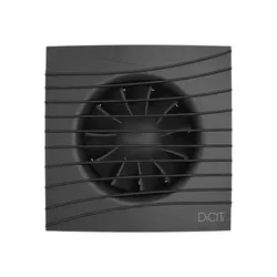 Diciti Silent 4C Matt Black, Диаметр: 100 мм, Цвет: Матовый черный, Датчик влажности, таймер и фотодатчик: Нет
