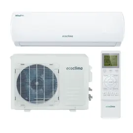 Ecoclima ECW/I-12QCW, Рекомендуемая площадь и мощность: 35 м² - 3,5 кВт, Цвет: Белый