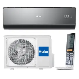Haier HSU-18HNF303/R2-B, Рекомендуемая площадь и мощность: 50 м² - 5 кВт, Тип кондиционера: Неинверторный, Цвет: Чёрный