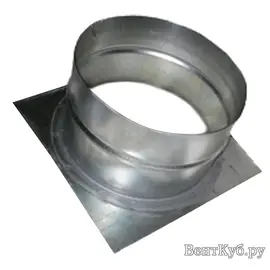 Адаптер-переход Shuft с 200х200 на D=125 мм