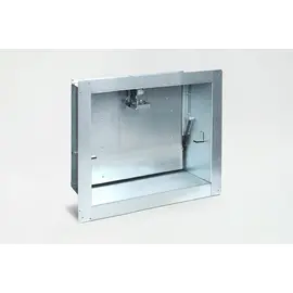 Клапан дымоудаления KD-120-900*900-F1-VN-EM220-04, Типоразмер (мм): 900х900, Привод: Электромагнитный, Исполнение: Стеновое, Тип: Однолопаточный