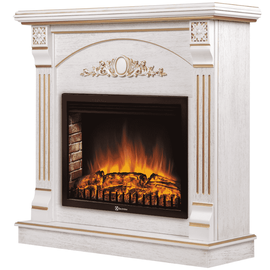 Firelight Barocco 25 шпон белый дуб с золотой патиной, Цвет: Белый дуб с золотой патиной