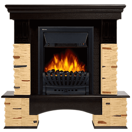Firelight Pietra Nuovo Classic камень сланец натуральный, шпон темный дуб