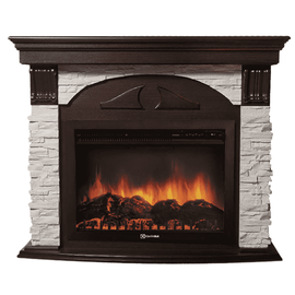 Firelight Torre 26/30S камень белый, шпон темный дуб
