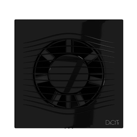 Diciti Slim 4C Obsidian, Диаметр: 100 мм, Цвет: Чёрный, Управление: Выключатель, Датчик влажности, таймер и фотодатчик: Нет
