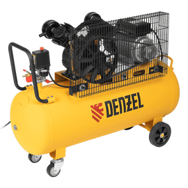 Denzel BCV2200/100, Мощность (кВт): 2,2, Макс. производительность (л/мин): 370, Объем ресивера (л): 100