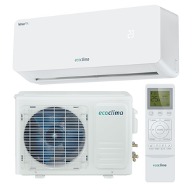 Ecoclima ECW/I-СH09/AA-4R1 (White), Рекомендуемая площадь и мощность: 25 м² - 2,5 кВт, Цвет: Белый