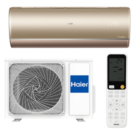 Haier AS35S2SJ2FA-G/1U35MECFRA, Рекомендуемая площадь и мощность: 35 м² - 3,5 кВт, Цвет: Золотой