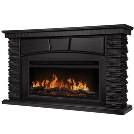 Каминокомплект: Очаг Electrolux EFP/P-4220LS, портал Porto 42/40/36 камень чер. шп. венге
