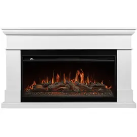 Каминокомплект: Очаг Royal Thermo Aurora RTFP/P-AR40LS, портал California 42/40/36, белый