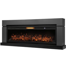 Каминокомплект: Очаг Royal Thermo Aurora RTFP/P-AR60LS, портал Lindos 60 G, графит