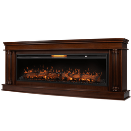Каминокомплект: Очаг Royal Thermo Aurora RTFP/P-AR60LS, портал Olympia 60 CO, канадский дуб, Цвет: Канадский дуб