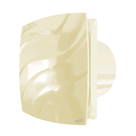ERA Wave 100C Ivory, Диаметр: 100 мм, Обратный клапан: Есть, Таймер: Нет, Датчик влажности: Нет, Цвет: Слоновая кость, Тип подшипника: Скольжения, Управление: Выключатель