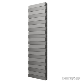 Royal Thermo PianoForte Tower/Silver Satin x18, Количество секций вариация радиаторы: 18, Цвет: Серый