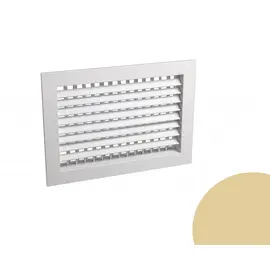 Решетка АДН 400*600, Типоразмер (мм): 600х400, Конструкция: Двухрядная, Цвет: Бежевый