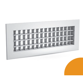 Решетка РВ-2-350x400, Типоразмер (мм): 350х400, Конструкция: Двухрядная, Бренд: Неватом, Цвет: Оранжевый