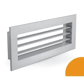 Решетка РВ-1-250x300, Типоразмер (мм): 250х300, Конструкция: Однорядная, Бренд: Неватом, Цвет: Оранжевый