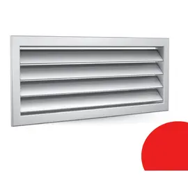 Решетка РН оц. 350x350, Типоразмер (мм): 350х350, Конструкция: Однорядная, Бренд: Неватом, Цвет: Красный