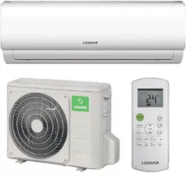 Lessar LS-HE09KRA2А/LU-HE09KRA2А, Рекомендуемая площадь и мощность: 25 м² - 2,5 кВт, Тип кондиционера: Инверторный