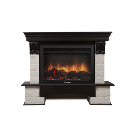 Firelight Forte 30S камень белый, шпон темный дуб