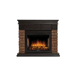 Firelight Bricks Wood 30 камень темный, шпон венге, Цвет: Венге