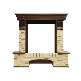 Royal Flame Pierre Luxe Темный дуб/Сланец