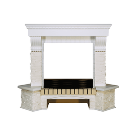 Royal Flame Pierre Luxe угловой Белый/Сланец белый