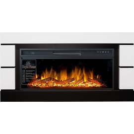 Каминокомплект Royal Flame Modern Белый с черным с очагом Vision 42 LOG LED