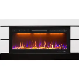 Каминокомплект Royal Flame Modern Белый с черным с очагом Crystal 40 RF