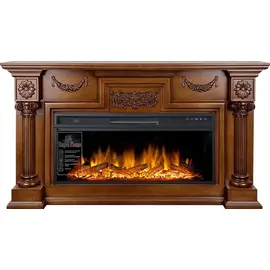 Каминокомплект Royal Flame London Орех с очагом Vision 42 LOG LED