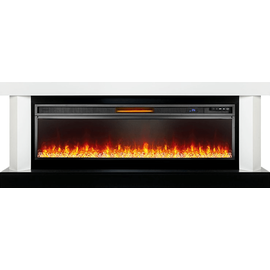 Каминокомплект Royal Flame Vancouver 60 Белый с черным с очагом Vision 60 LED