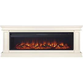 Каминокомплект Royal Flame Geneva 60 Слоновая кость с очагом Vision 60 LOG LED