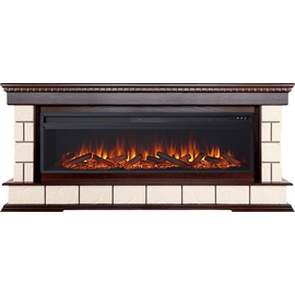 Каминокомплект Royal Flame Shateau 60 Темный дуб с очагом Vision 60 LOG LED