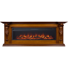 Каминокомплект Royal Flame Sparta 60 Орех с очагом Vision 60 LOG LED