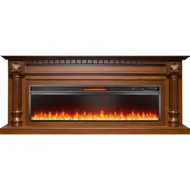 Каминокомплект Royal Flame Edinburg 60 Орех с очагом Vision 60 LED