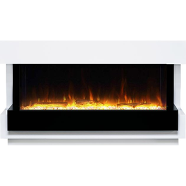 Каминокомплект Royal Flame Cube 50 Белый с черным с очагом Astra 50 RF