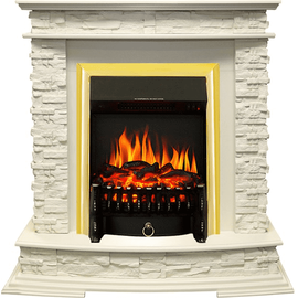 Каминокомплект Royal Flame Luzern Слоновая кость с очагом Fobos FX Brass