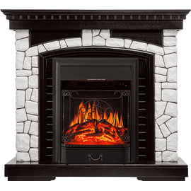 Каминокомплект Royal Flame Glasgow Венге/Белый с очагом Majestic FX Black